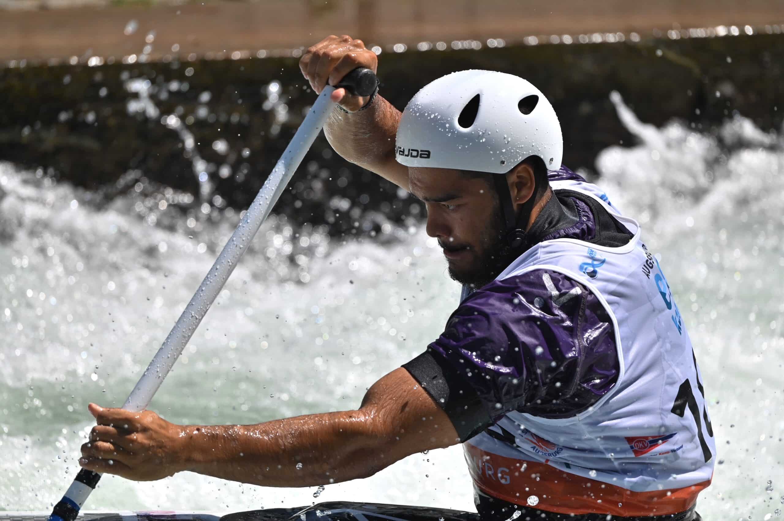 Terence Saramandif champion de canoé-kayak